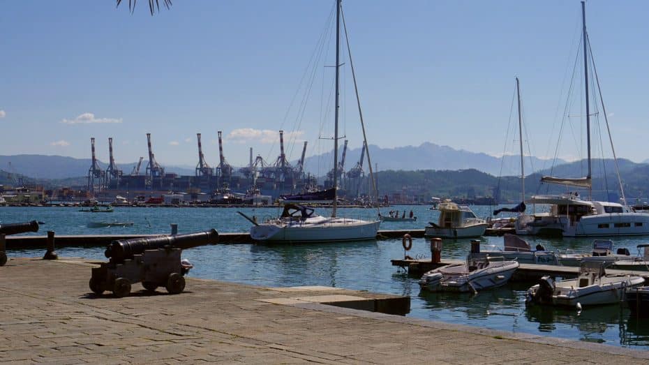 The harbour area is one of the best places to stay in La Spezia, Italy