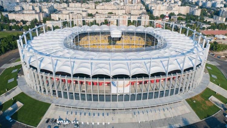 Arena Nationala is used for football matches and big concerts in Bucharest