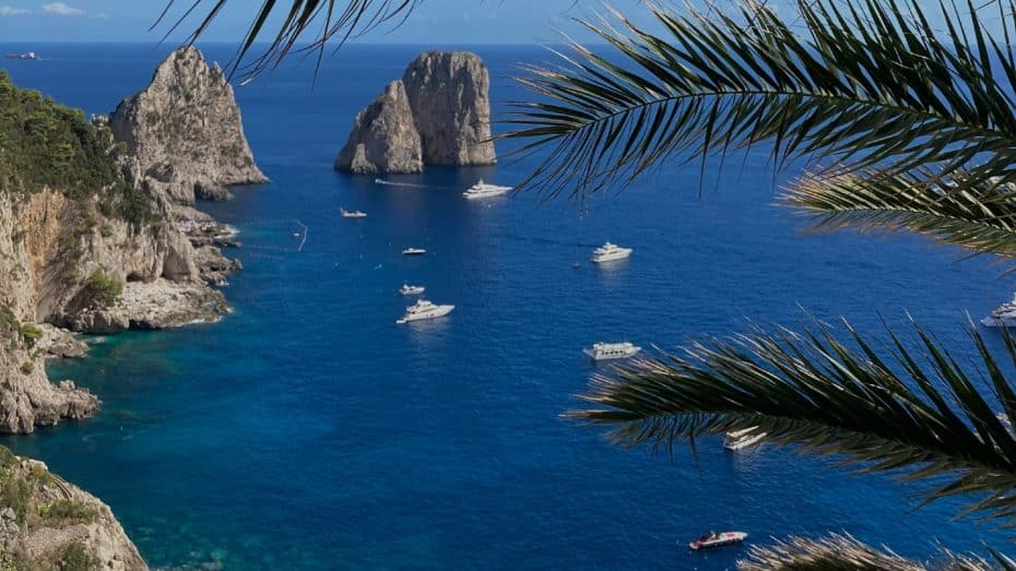 From Marina Piccola, you can take beautiful pictures of Capri