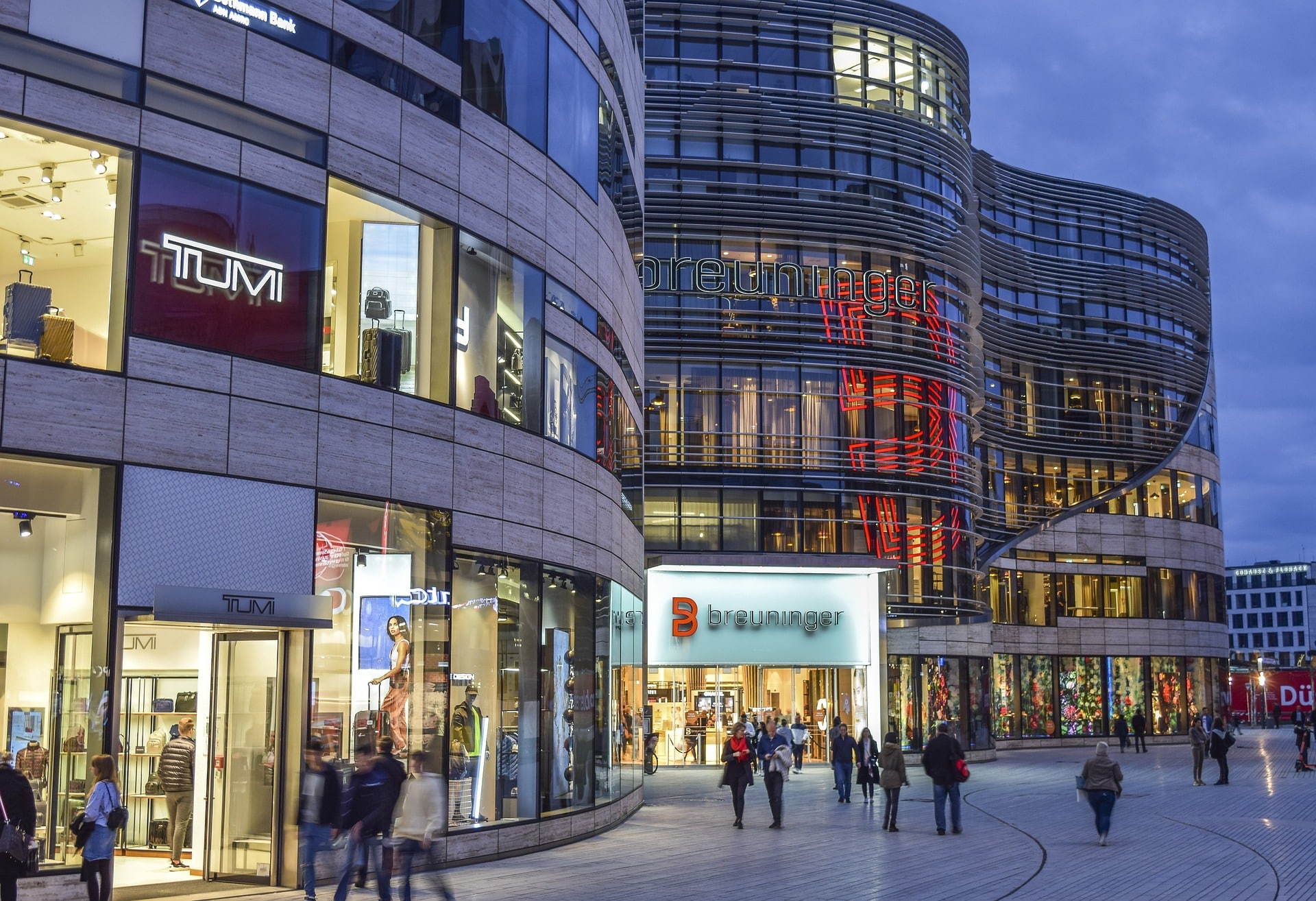 Considered the city's shopping epicentre, Stadtmitte is an upscale commercial district and transit hub