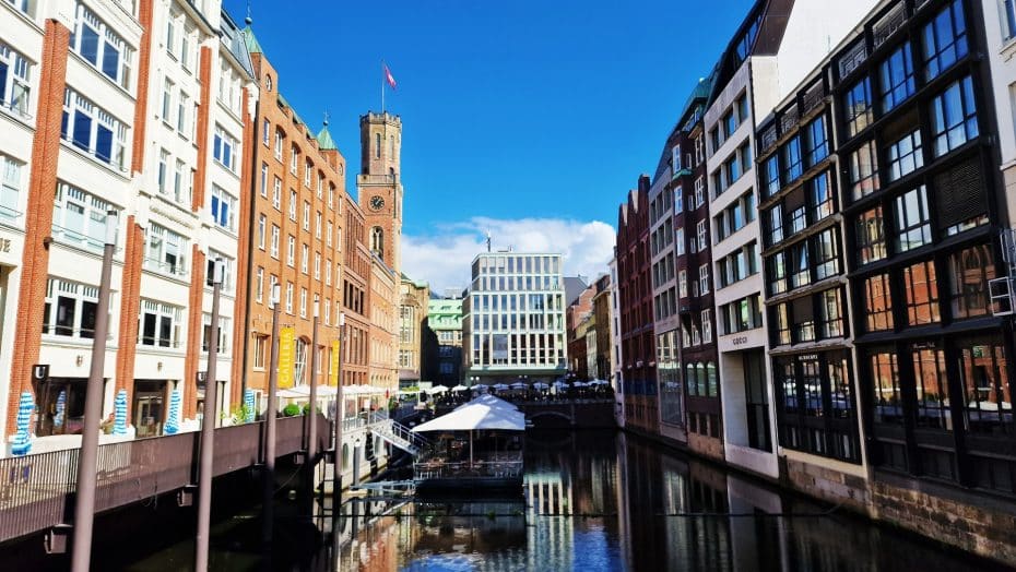 Neustadt és un dels barris més elegants i pintorescos d'Hamburg.