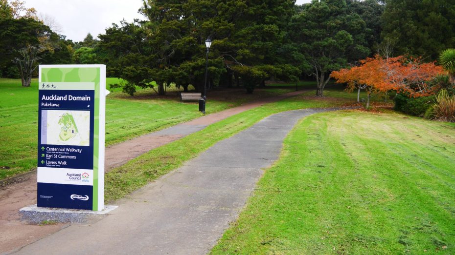 El Auckland Domain es uno de los parques más bellos de la Ciudad de las Velas