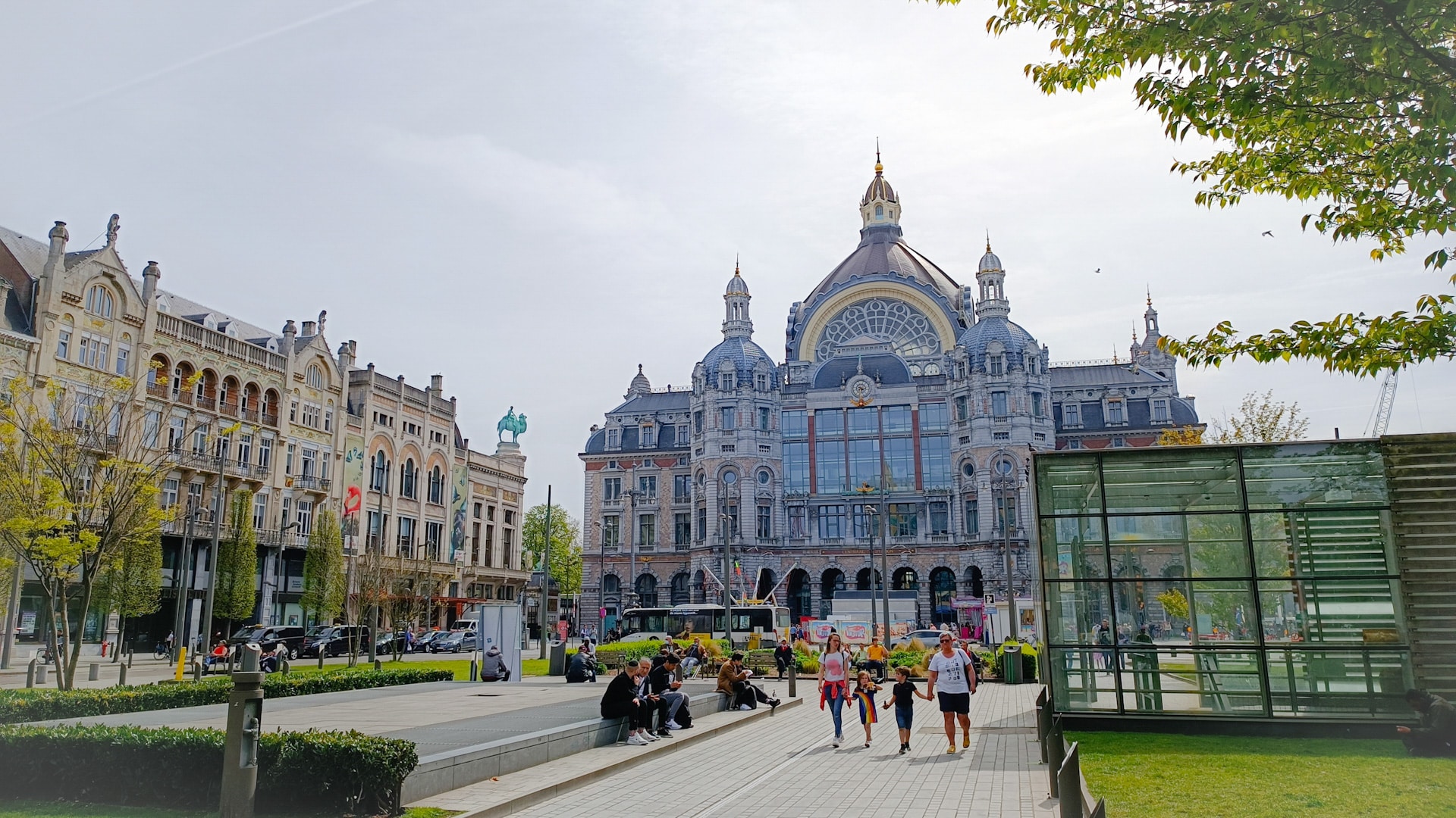 Antwerpen Centraal Station is one of the busiest railway hubs in the country and a very convenient location to stay in Antwerp, Belgium
