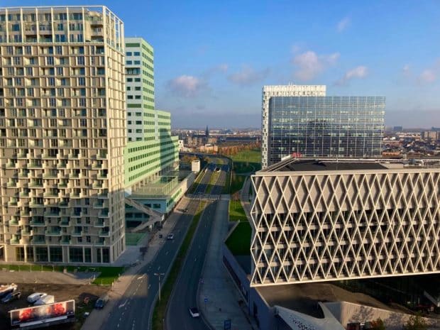 Het Eilandje is the new business district in Antwerp