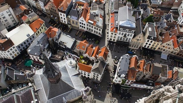El Centro Histórico de la Ciudad es la mejor zona donde alojarse en Amberes, Bélgica