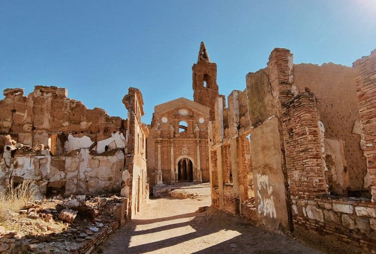 Belchite - The Town in Aragón destroyed during the Spanish Civil War