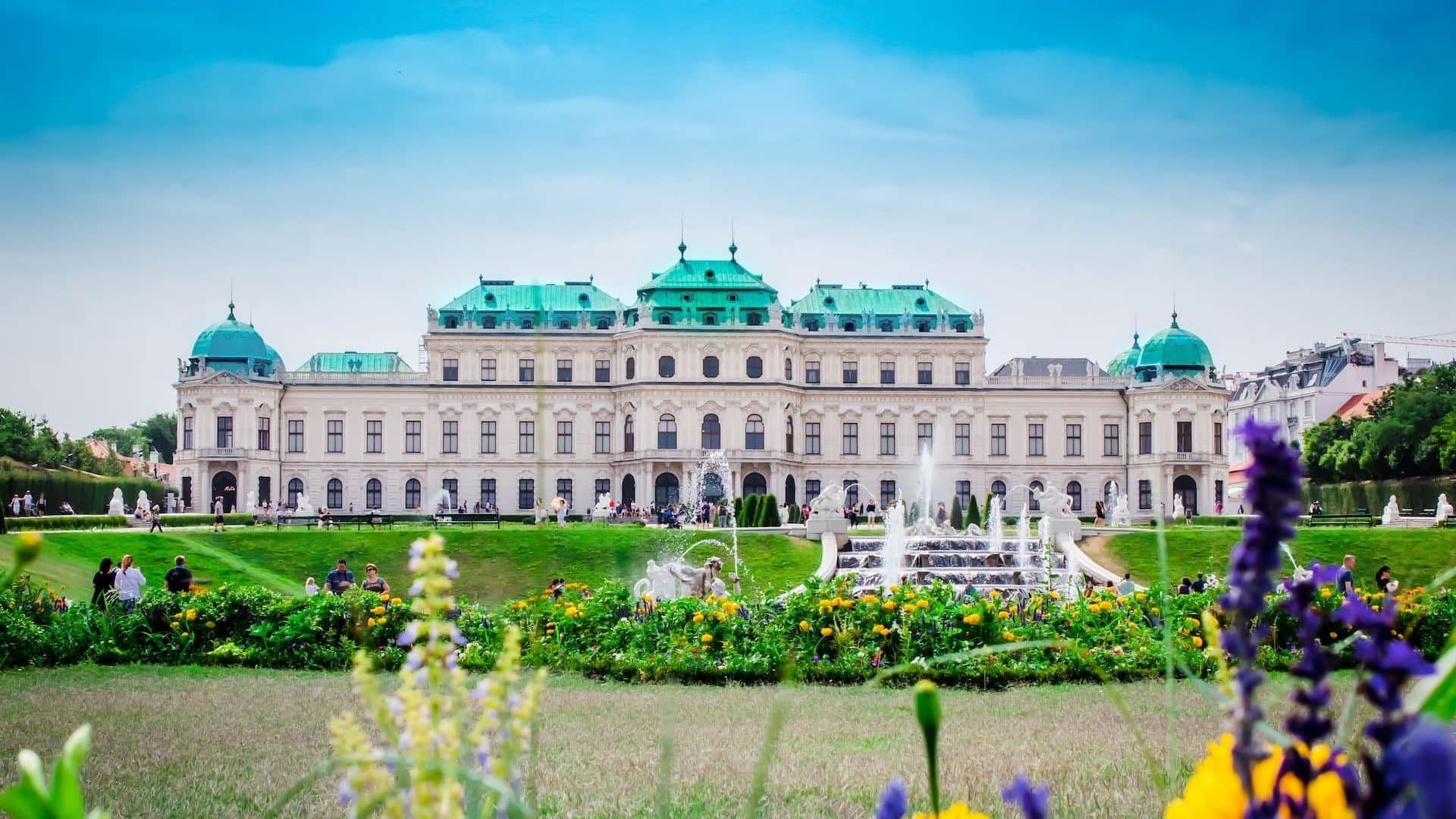 Belvedere Palace is steps away from Wieden