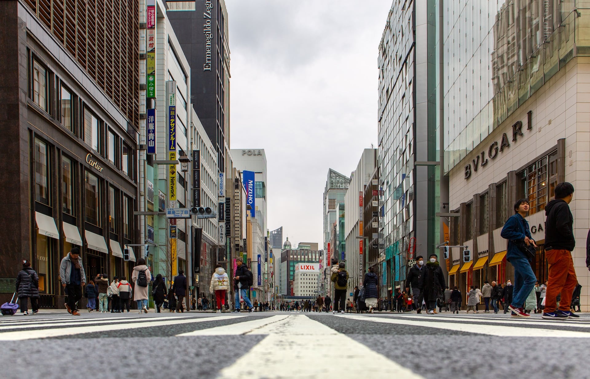 Known for its upscale luxury shops, Chuo is one of the best areas to stay in Tokyo, Japan