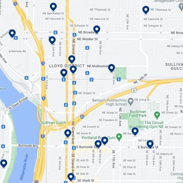 Lloyd District Accommodation Map