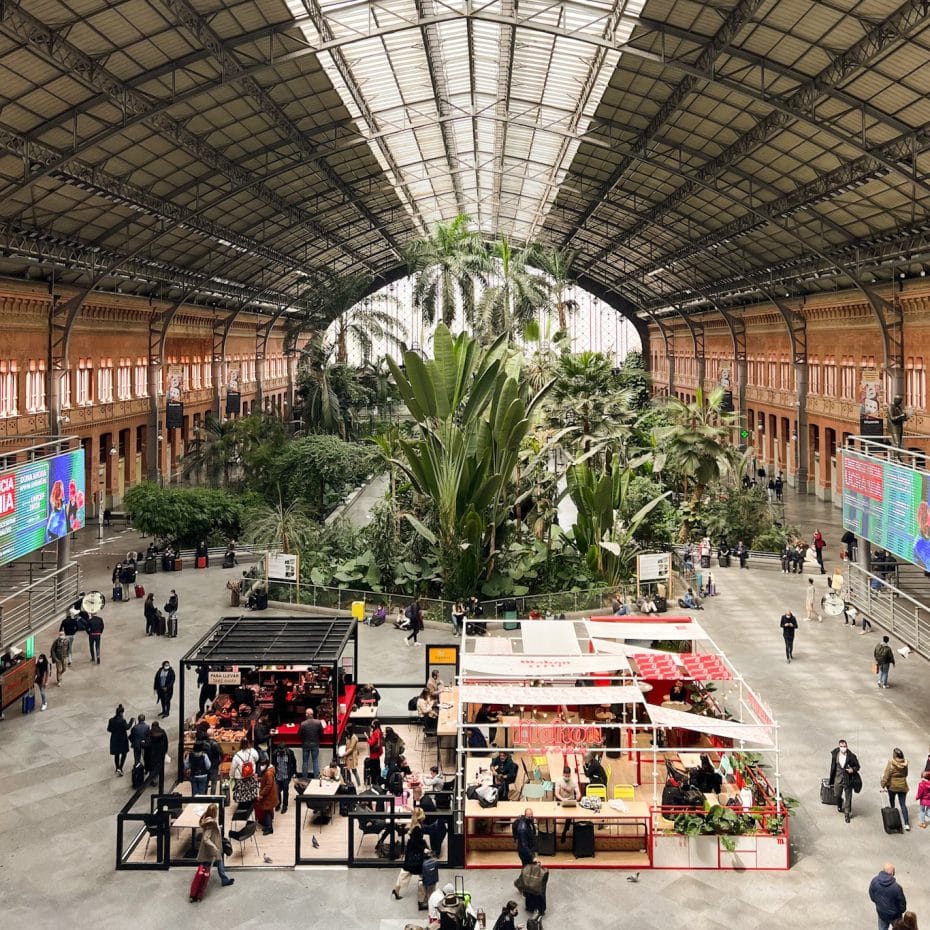 Madrid-Atocha, interior de la estació