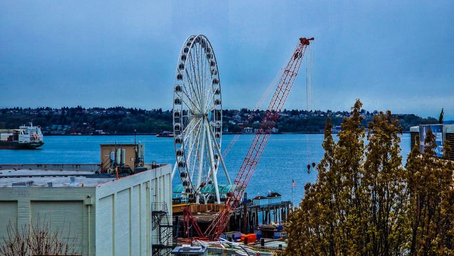 La Gran Rueda de Seattle es una de las atracciones más divertidas de la ciudad.