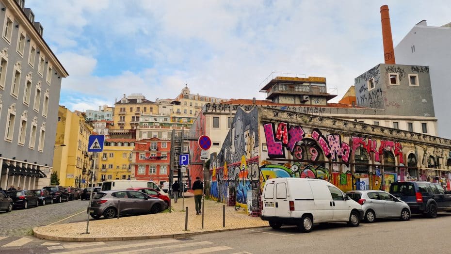 Cais do Sodré és conegut pel seu street art