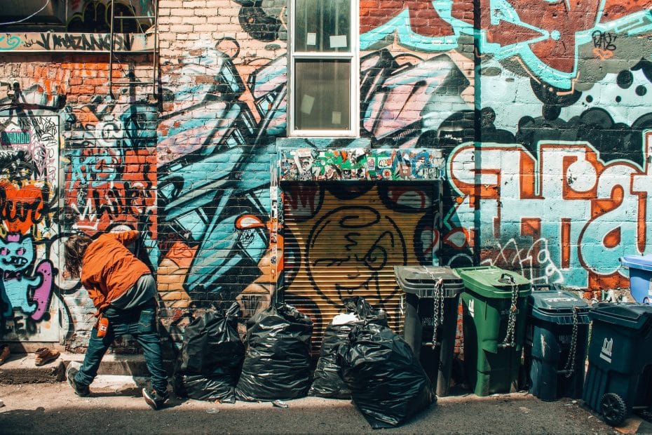 Graffiti Alley es una de las atracciones alternativas de Toronto