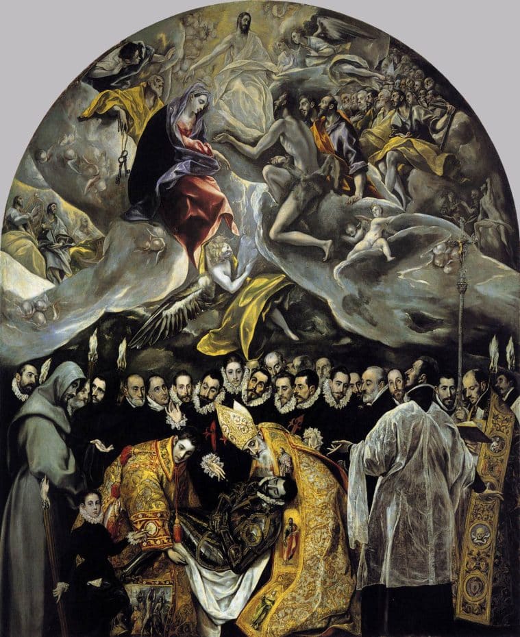 The Burial of the Count of Orgaz by El Greco