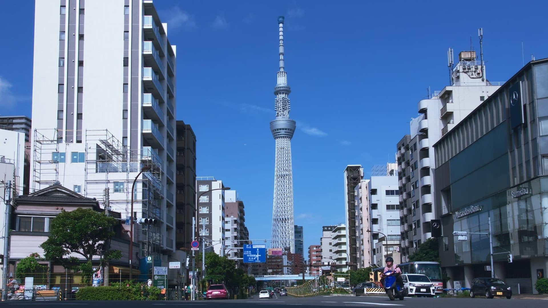 Tokyo Skytree is the most famous attraction in Sumida City