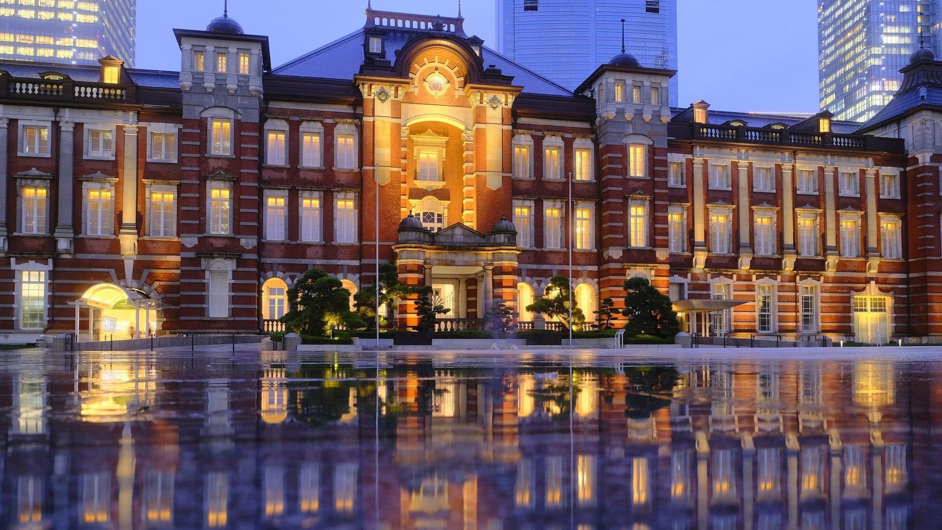 Tokyo Station is one of the city's important historical buildings