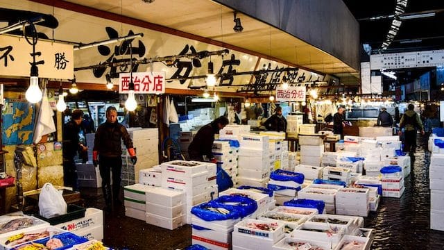 Mercato del pesce di Tsukiji