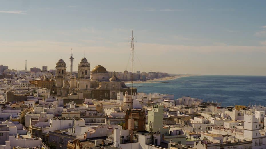 Views of Cádiz from the Tavira Tower