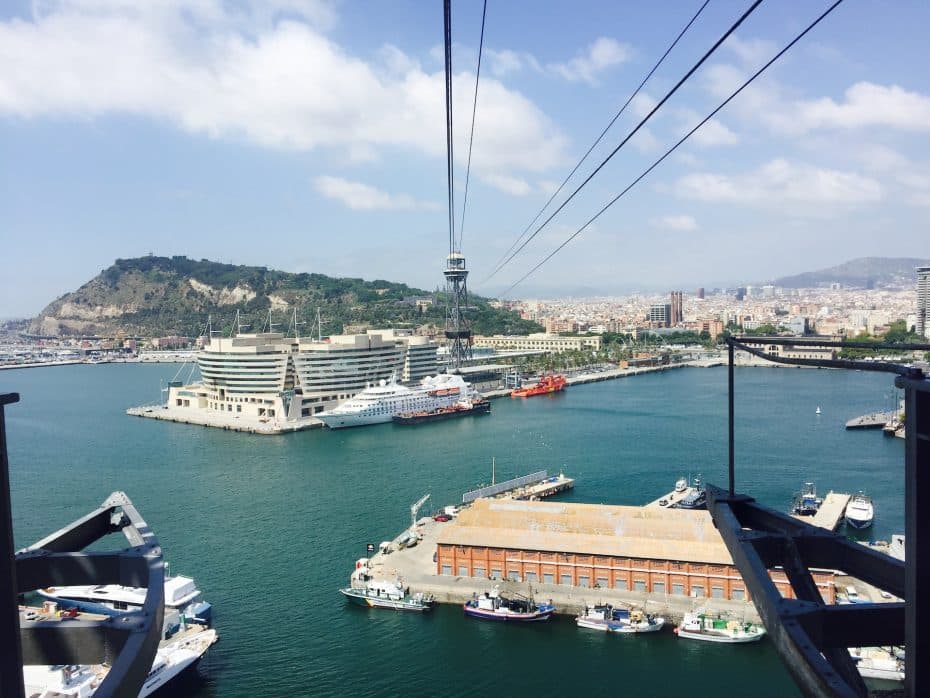 El Teleférico de Barcelona ofrece increíbles vistas de la ciudad