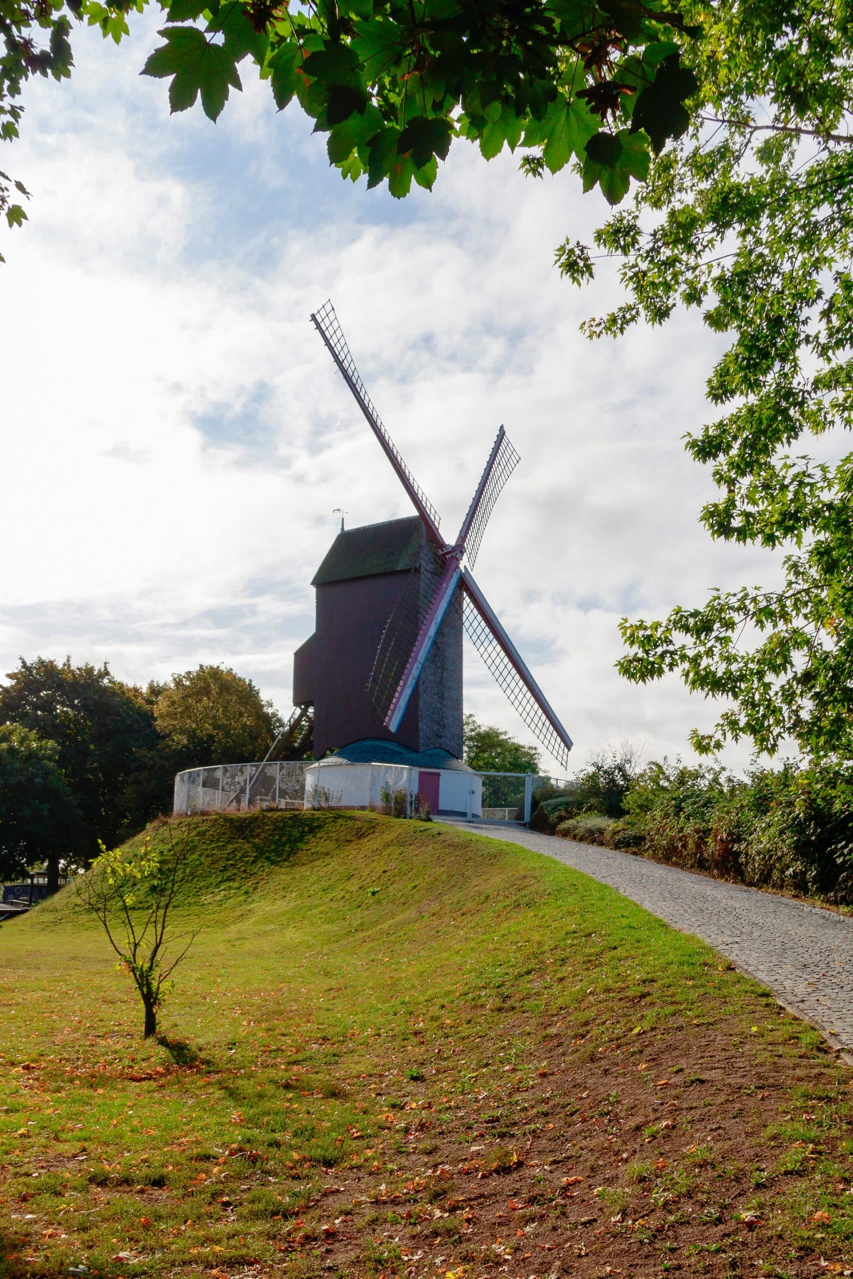 Sint-Anna is one of the best areas for tourists in Bruges