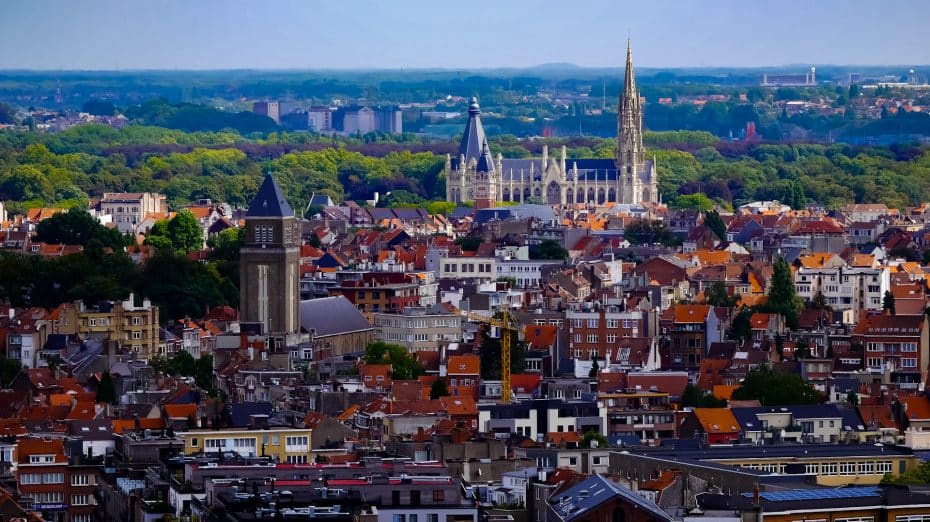 Views from the Basilica of the Sacred Heart panoramic lookout