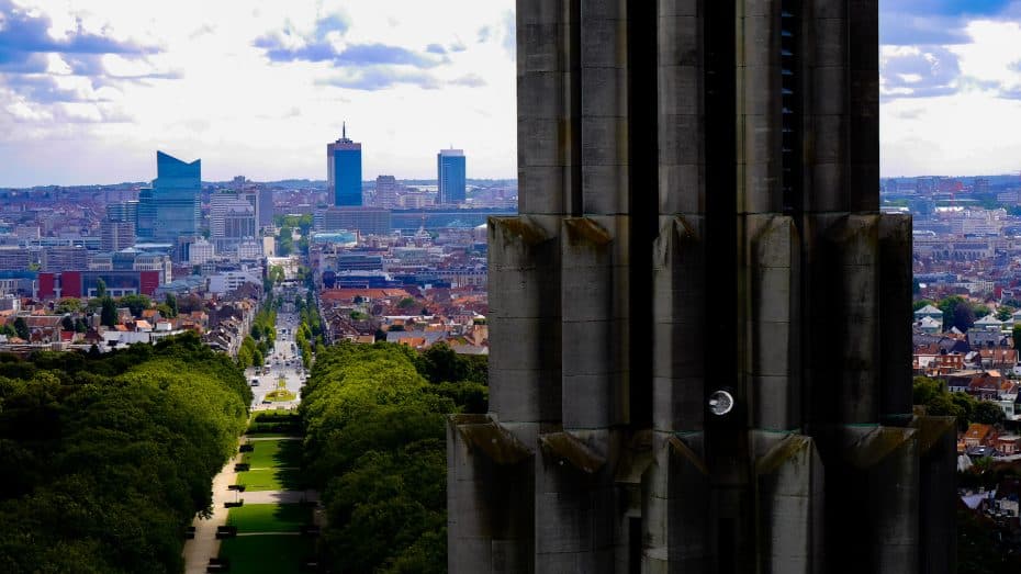 Vistas del bulevar Leopoldo II desde la basílica de Koekelberg