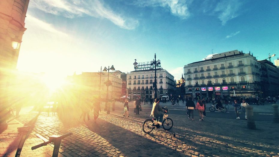 La Puerta del Sol es el punto más céntrico de Madrid