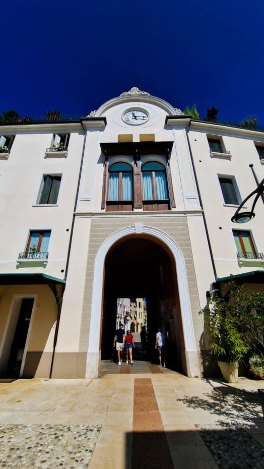 Clocktower in Treviso's Latin Quarter