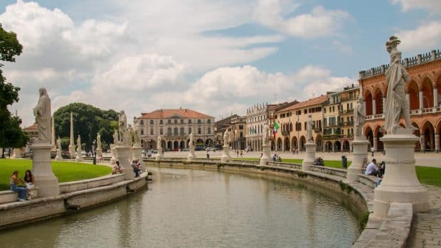 Prato della Valle is Padova's most iconic square