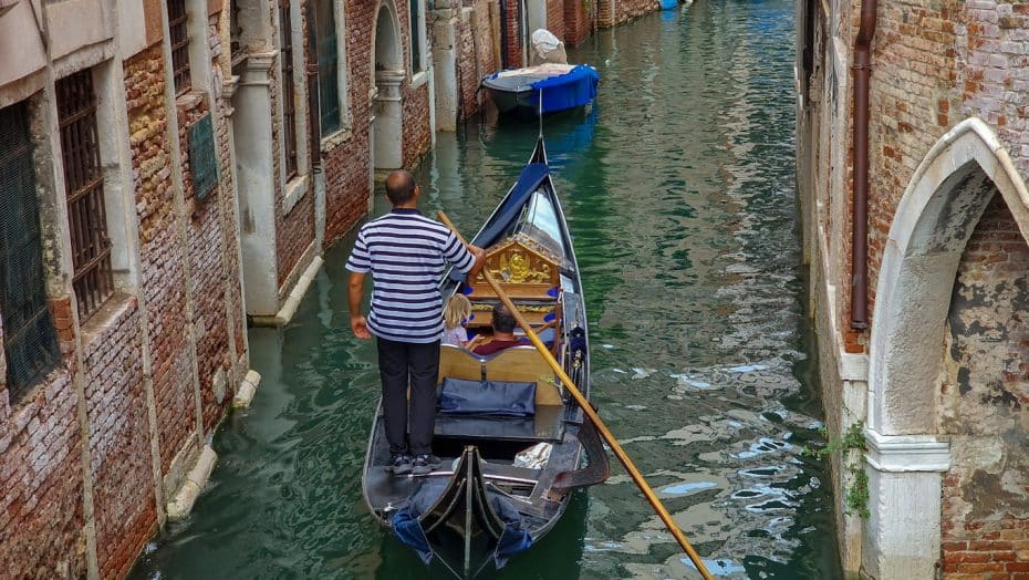 Gondolas are mostly used by tourists in Venice and each ride tend to be very expensive