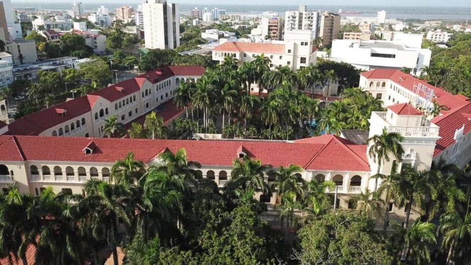 El Prado is a historic neighborhood in Barranquilla featuring stunning mansions and charming tree-lined streets.