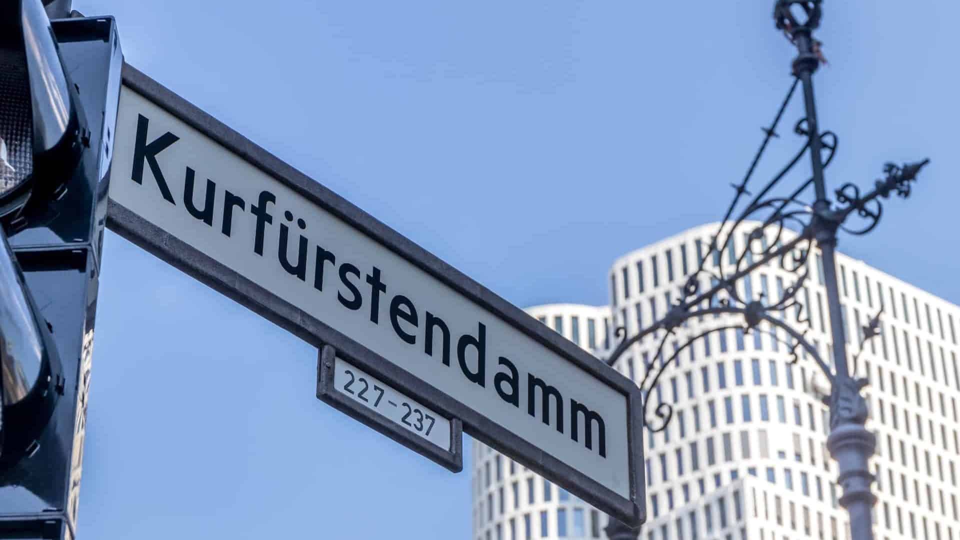 Kurfürstendamm is one of the most famous streets in Berlin