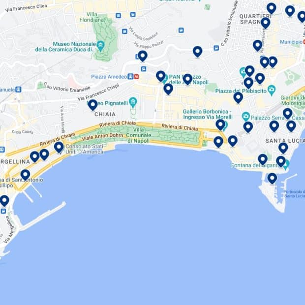 Porto di Napoli Accommodation Map