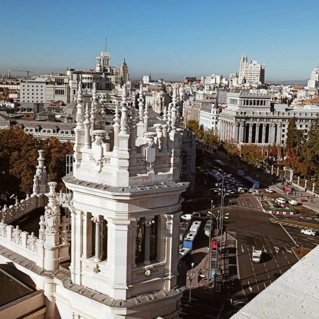 Madrid Views from Palacio de Cibeles