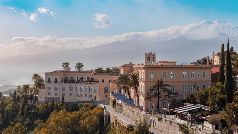 El Palacio San Domenico, en Taormina, fue el escenario principal de la segunda temporada de "The White Lotus", de HBO.