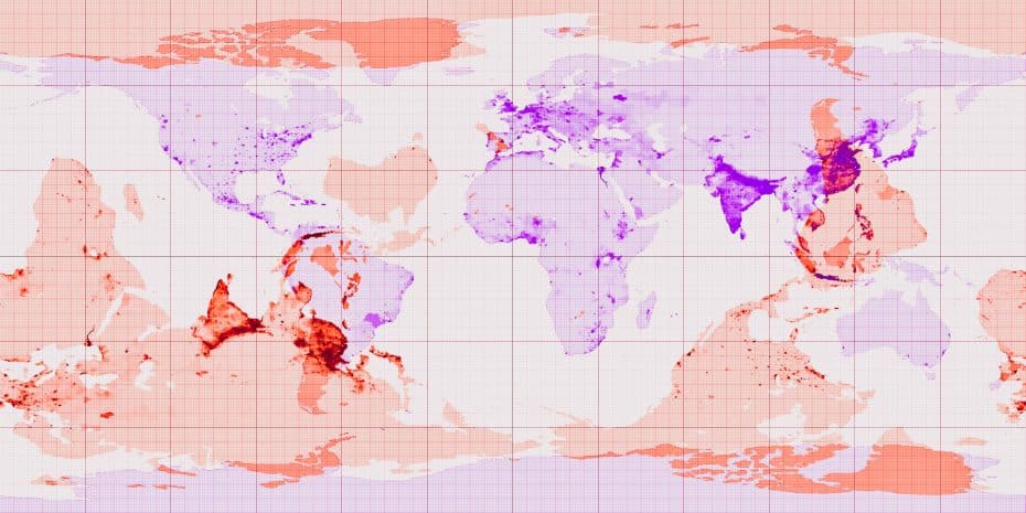 Antipodes map