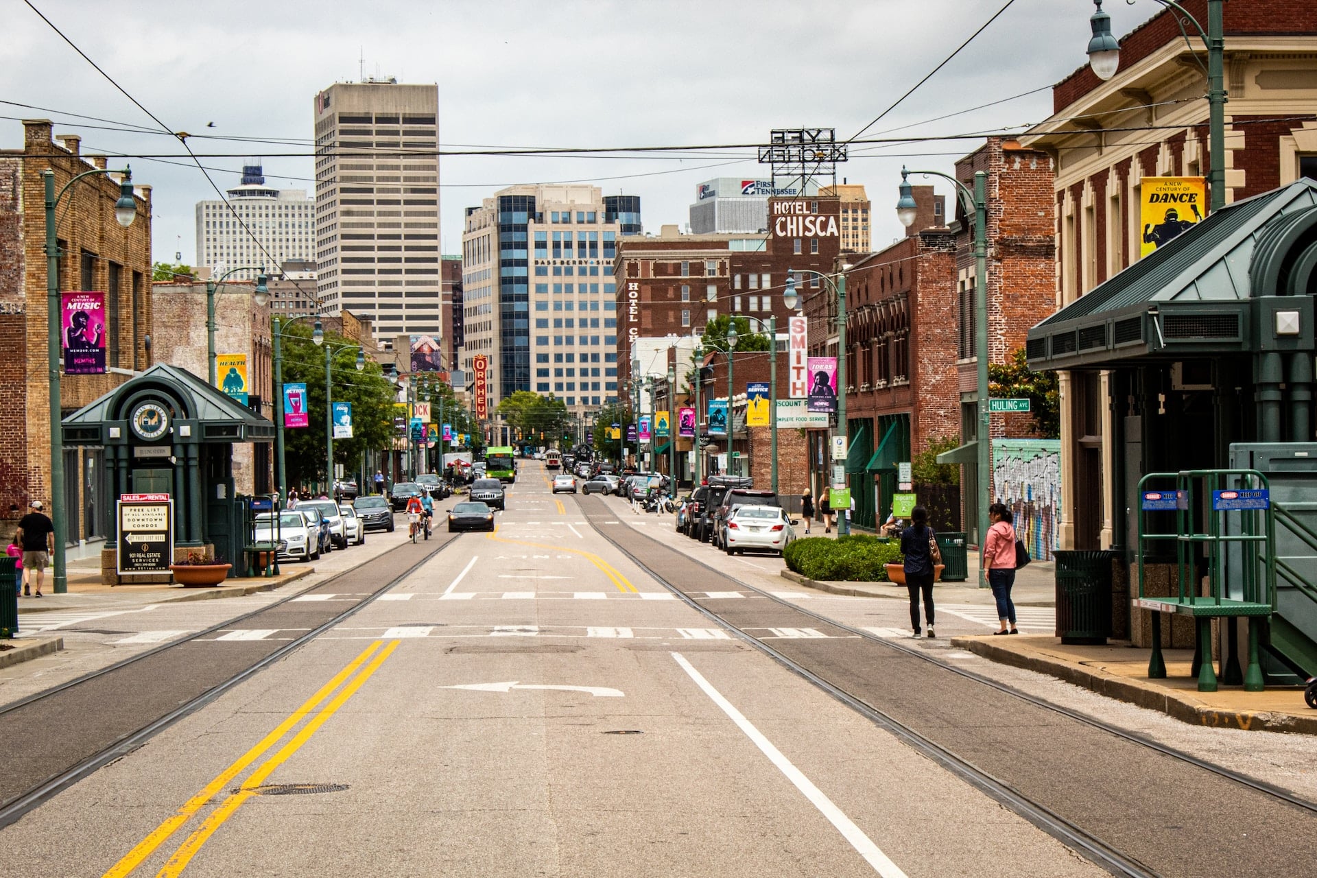Beale Street is an excellent area to stay for those interested in experiencing Memphis' rich musical history