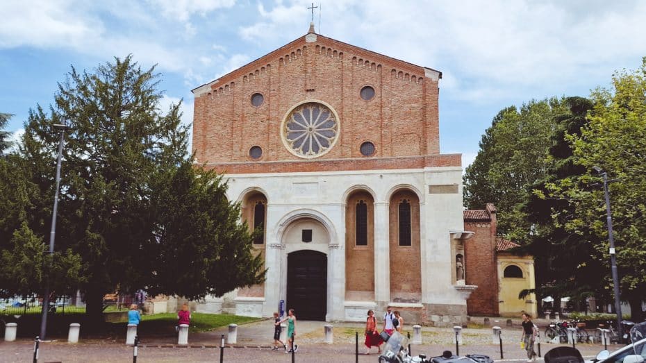 Iglesia Eremitani, Padua, Italia