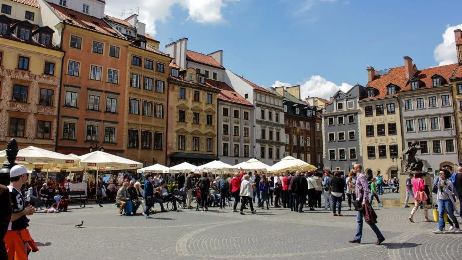 Market Square is one of Warsaw's most visited sites