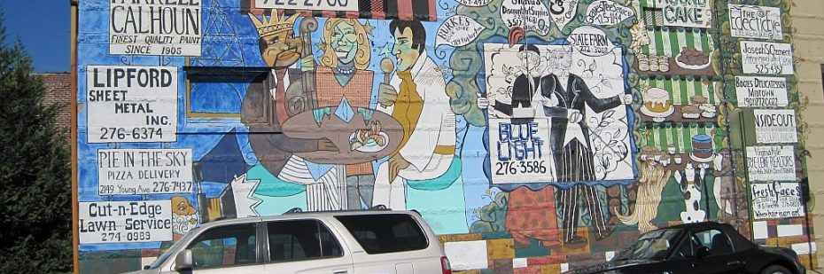 El barrio Cooper-Young de Midtown es conocido por su ambiente creativo