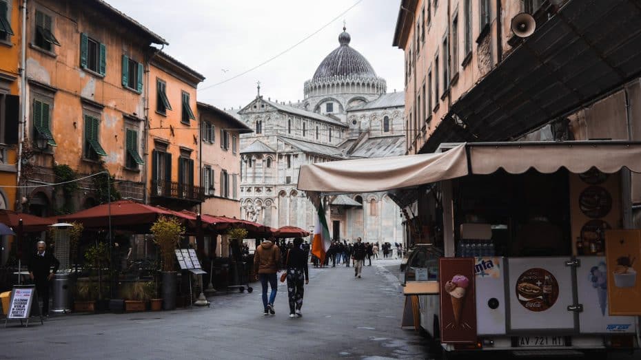 Pisa, in Tuscany, is our first stop along our Northwestern Italy route
