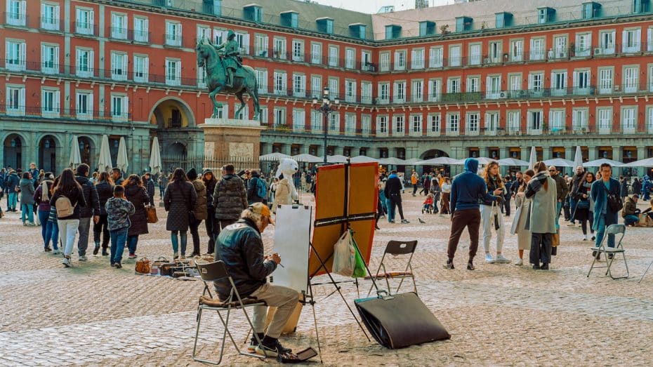 Plaza Mayor, visita obligada en Madrid