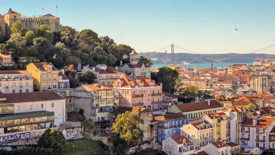 Vistas del Castelo de São Jorge sobre Lisboa