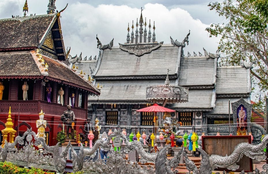 Templo de Plata en Chiang Mai, Tailandia