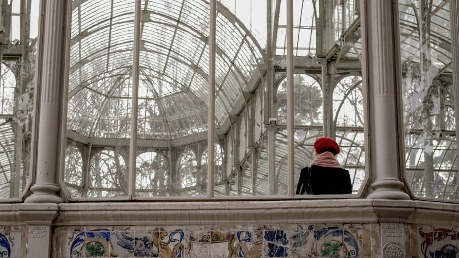 The Crystal Palace, in El Retiro Park, is one of the most Instagram-ready places in Madrid