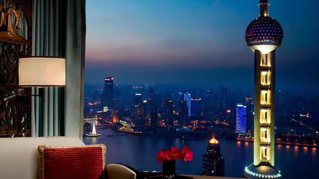 The hotels with the best views in Shanghai are located in Pudong