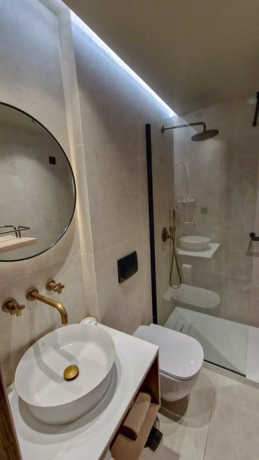 Bathroom at the Arcadion Hotel, Corfu Town