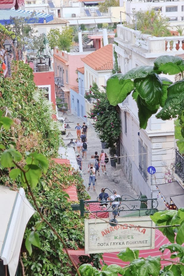 Mnisikleous Stairs, Plaka, Athens