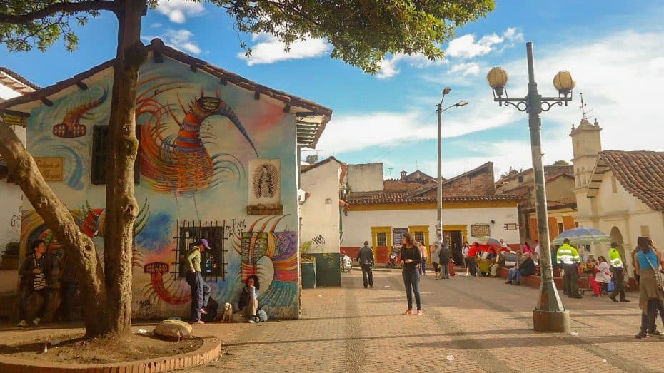 There are many places to buy souvenirs in La Candelaria