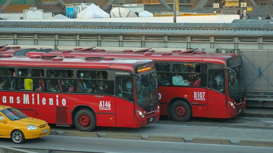 TransMilenio es el principal sistema de transporte público de Bogotá
